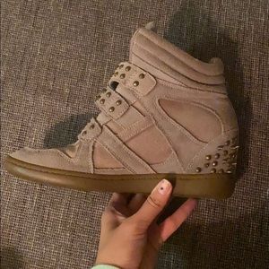 Skechers SKCH+3 Brown Wedge High Top Size 7.5